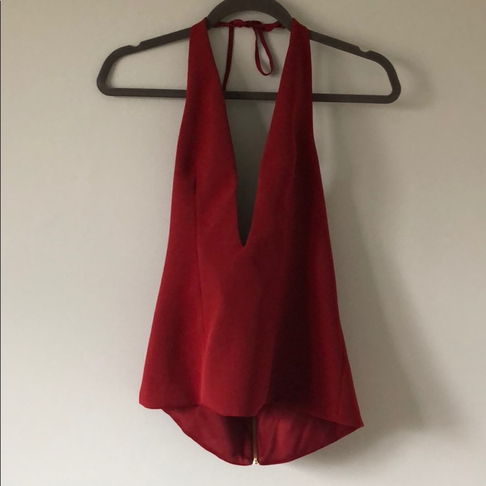 Express Low Cut Halter Top